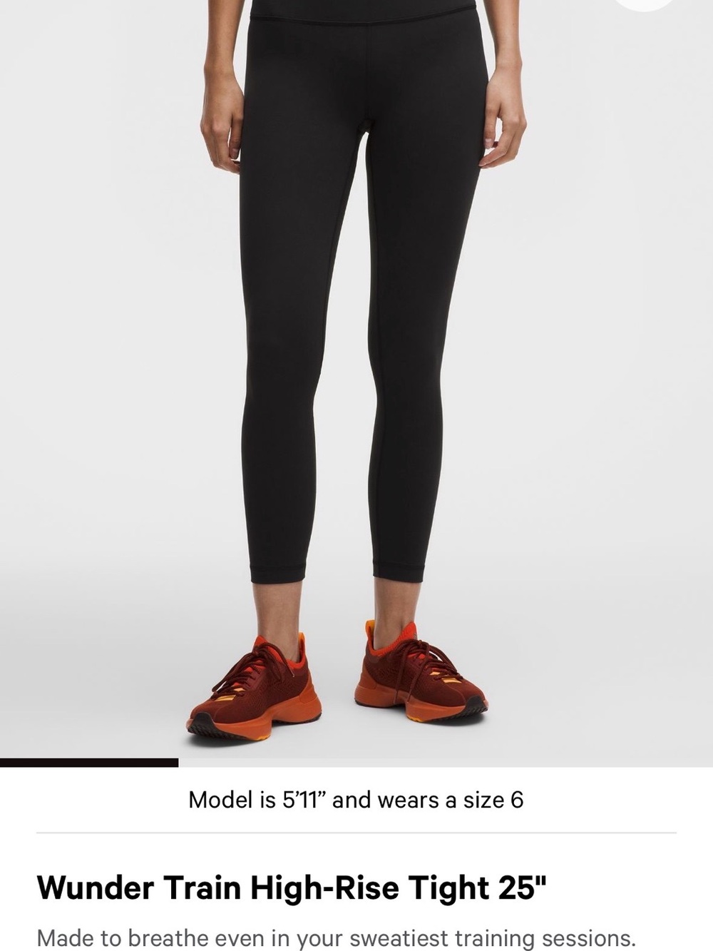 lululemon athletica Black High-Rise Leggings